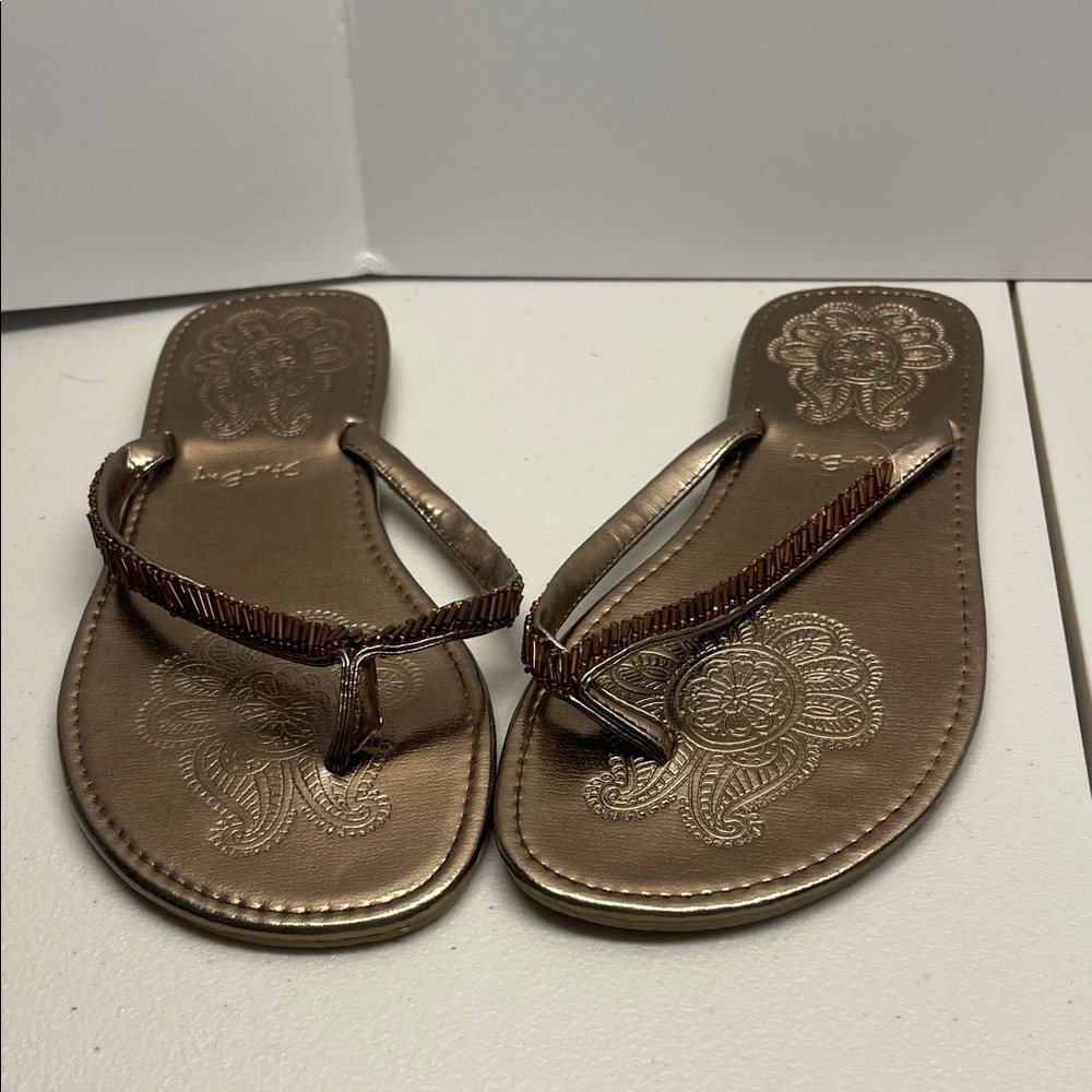 Star Bay Metallic Sandals for Women